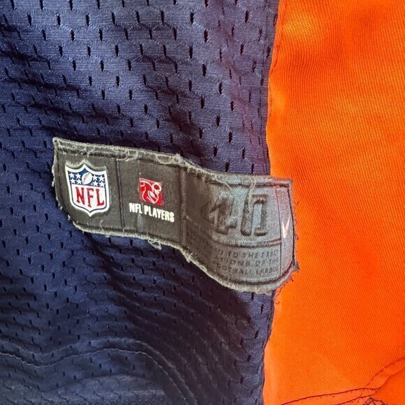 Men's‎ Nike NFL On Field Denver Broncos Von Miller#55 Blue Orange Jersey Sz M - Picture 2 of 4
